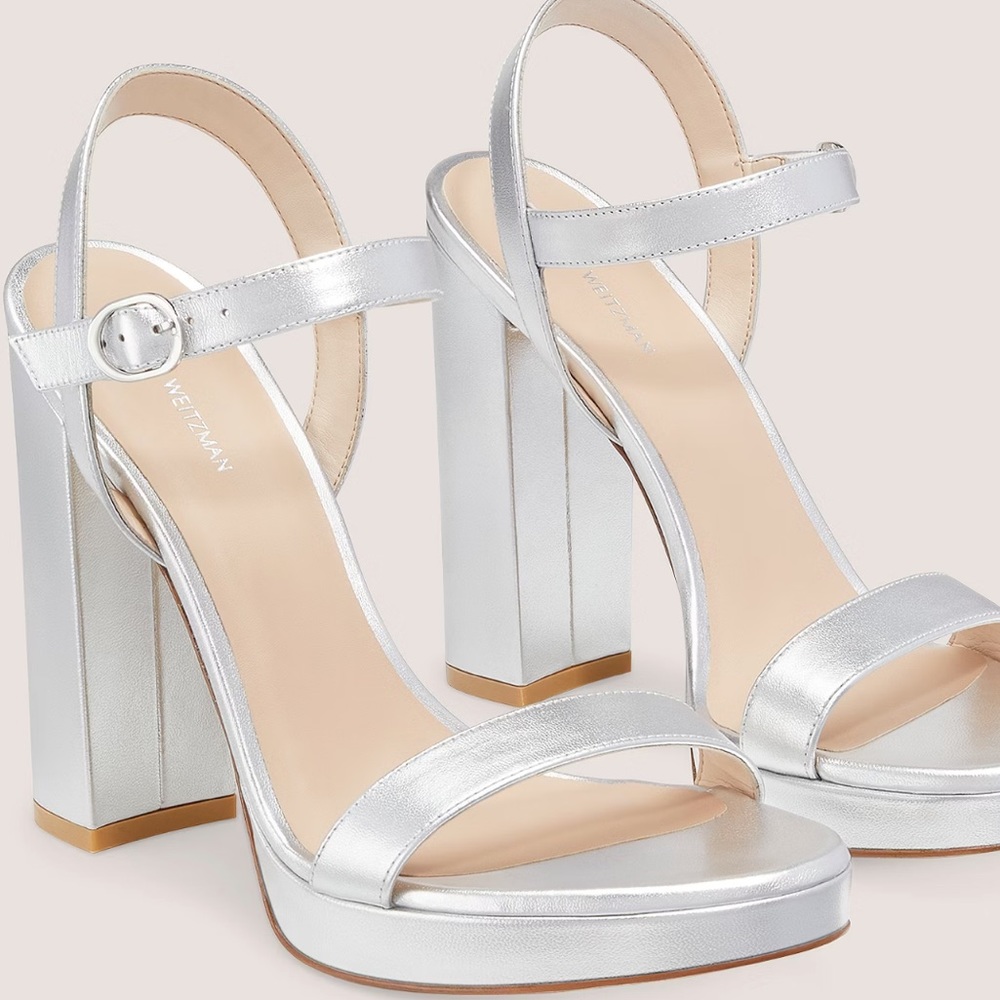 Stuart Weitzman New DANCER BLOCK 120 PLATFORM SANDAL never worn